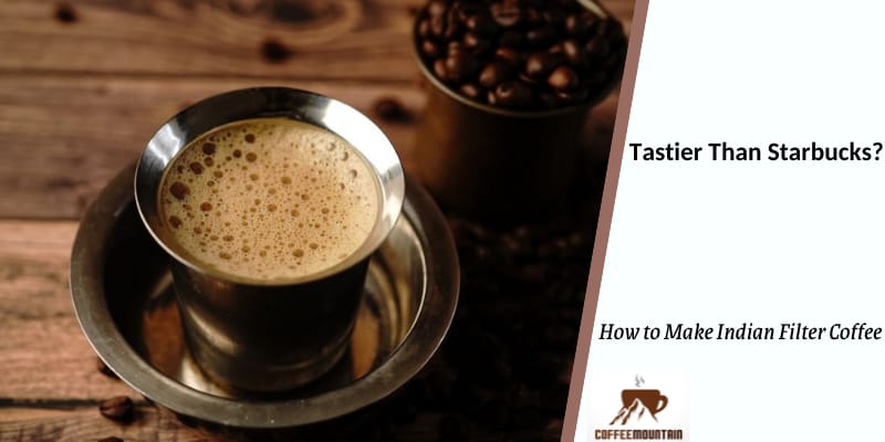 how to make Indian filter coffee