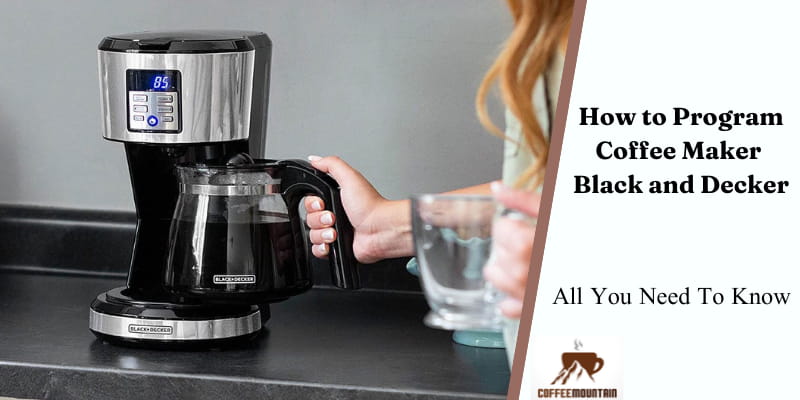 how to program coffee maker black and decker
