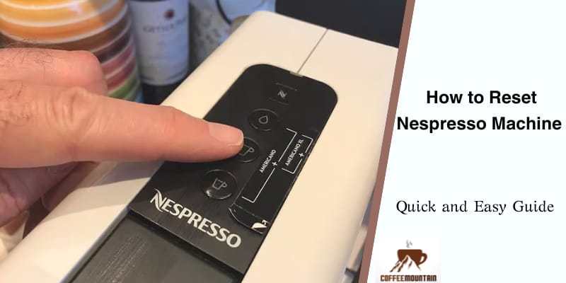 how to reset nespresso machine